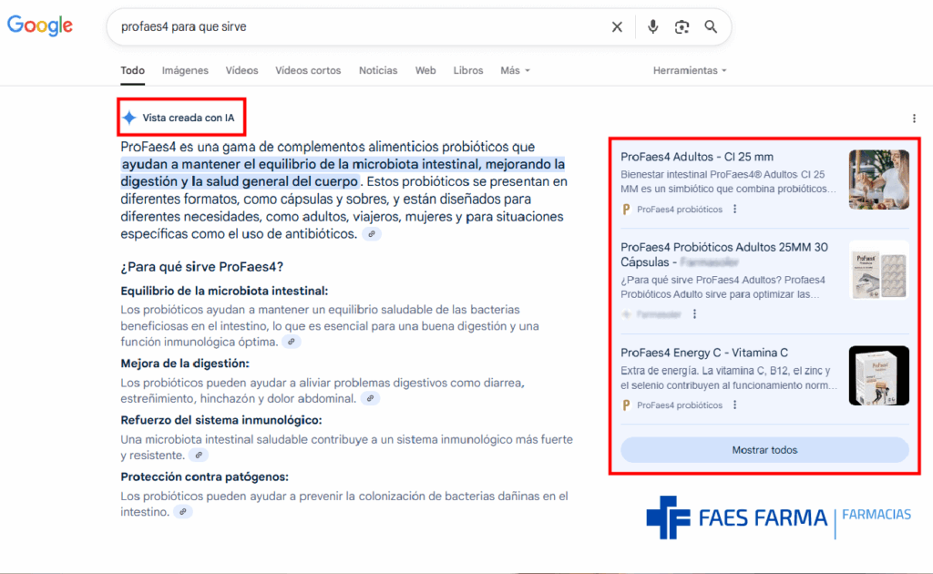 Ejemplo de vista creada con IA.