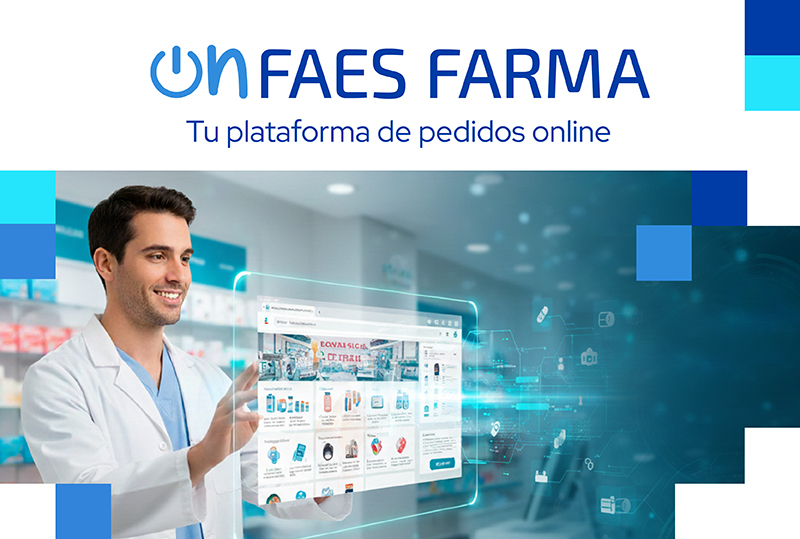 On Faes Farma, la plataforma de Faes Farma para pedidos online