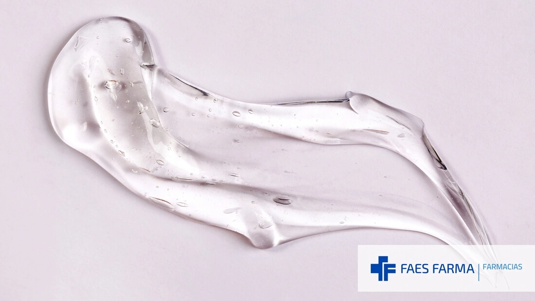 Textura de un gel, una forma farmacéutica semisólida.